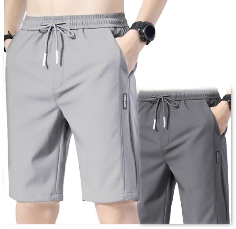 Bermuda Slim Comfort - COMPRE 1 LEVE 2 + Brinde Surpresa arizo Cinza Claro Cinza Escuro 38