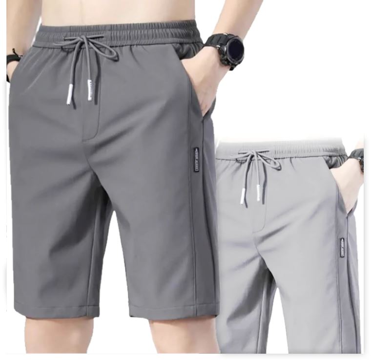 Bermuda Slim Comfort - COMPRE 1 LEVE 2 + Brinde Surpresa arizo Cinza Escuro Cinza Claro 38