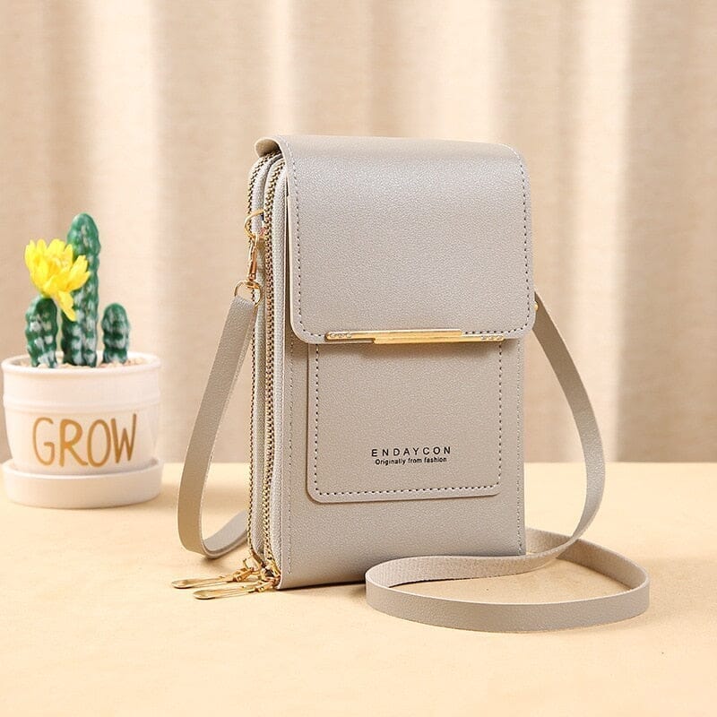 Bolsa Porta Celular Crossbody de Couro - [FRETE GRÁTIS] arizo 