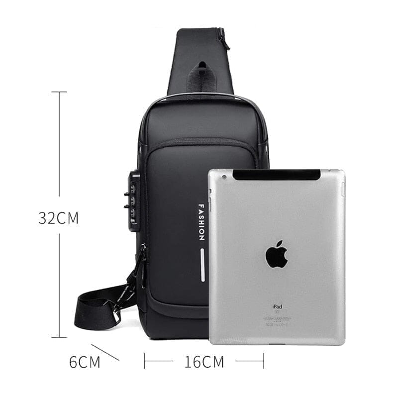 Bolsa Slim Bag™ - Mochila Anti-Furto com Senha USB arizo 