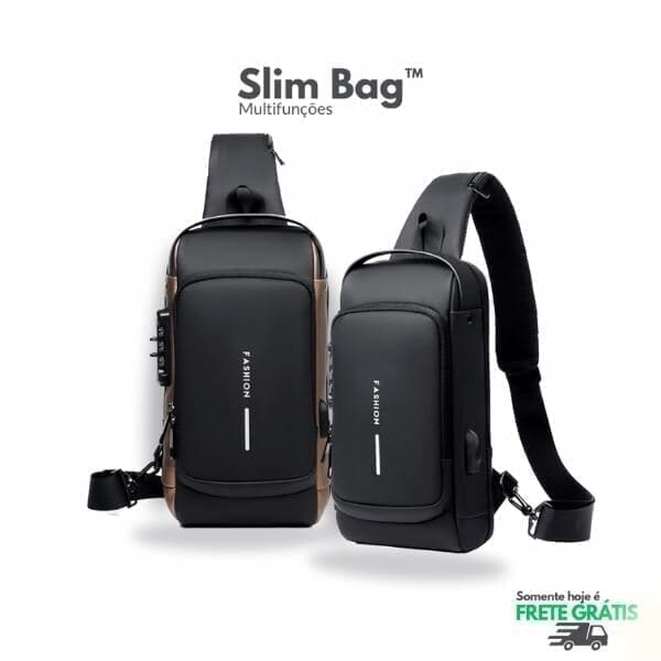 Bolsa Slim Bag™ - Mochila Anti-Furto com Senha USB arizo 