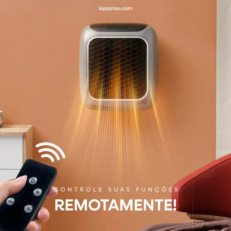 Mini Aquecedor Portátil de Tomada  - AqueceSmart 800 + Brinde Surpresa