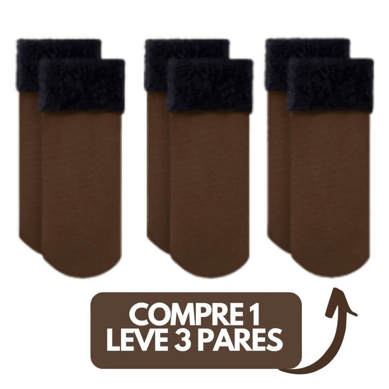 Meia Nuvem® Térmica - Pés Quentinhos - 3 pares arizo 