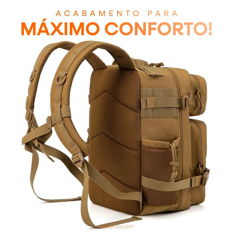 Mochila Tática Militar Exodus - 45L + Brinde Surpresa arizo 