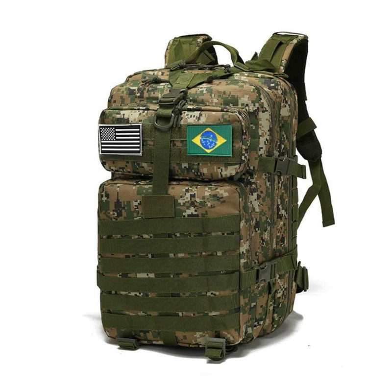 Mochila Tática Militar Exodus - 45L + Brinde Surpresa arizo Camuflado 