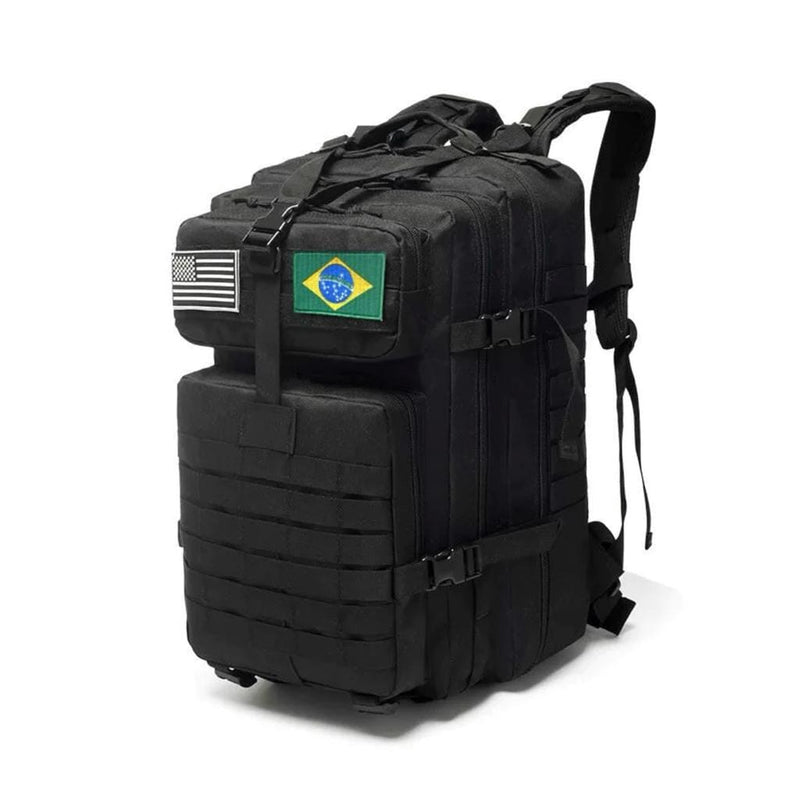 Mochila Tática Militar Exodus - 45L + Brinde Surpresa arizo Preto 