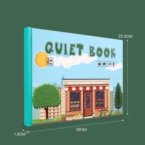 QuietBook - Livro Interativo Montessori + Brinde Supresa Exclusivo arizo 